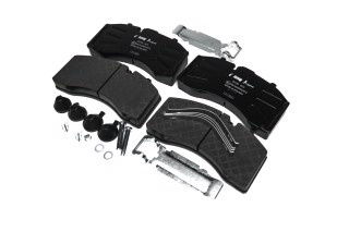 Колодки гальм. диск. (Компл. на вісь) SAF 22,5 (вир-во Lumag)