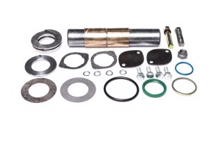 Шкворень у комплекті ПАЗ,ЗІЛ 4331 D=45 (міст РААЗ, старого зразка, к-кт на один бік) (DETALKA)