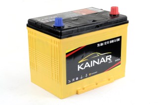 Аккумулятор   75Ah-12v KAINAR Asia (258x173x220),R,EN640 Азия
