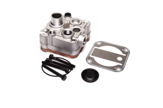 Головка компрессора в сборе KNORR, MAN TGA без вала отбора мощности с болтами (пр-во VADEN)