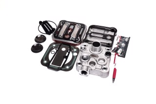 Головка компрессора в сборе KNORR, MAN TGA с болтами с валом отбора мощности (пр-во VADEN)