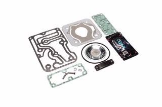 Ремкомплект прокладок с клапанами WABCO, MAN 32.270 NEW для ремонтной головки не полный (пр-во VADEN)