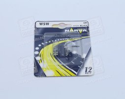 Лампа накаливания W5W 12V 5W W2,1X9,5d (2шт. blister) (пр-во Narva)