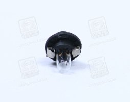 Лампа розжарювання 12V 1,2W BX8,4D BLACK (вир-во Narva)
