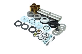 Шкворень в комплекте (полный на автомобиль) ГАЗ 3302 Р3 (D 25.5) СТАНДАРТ (с усилен.крышкой) <ДК>