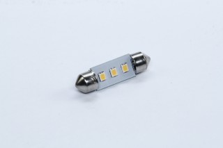 Лампа LED Софітні C5W 12V Т11x36-S8.5 (3SMD, розмір 3528) WARM WHITE <TEMPEST>