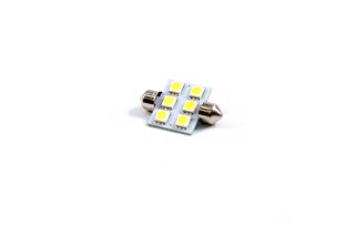Лампа LED Софітні C5W 24V T11x36-S8.5 (6 SMD size5050) <TEMPEST>