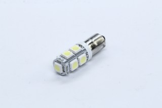 Лампа LED  габарит, посветка панели приборов T8-03 9SMD (size 5050) T4W (BA9s)  белый 24V <TEMPEST>