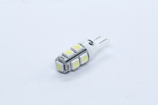 Лампа LED б / ц габарит і панель приладів T10 9SMD W5W 12V WHITE <TEMPEST>