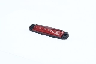 Ліхтар габаритний 12/24V LED червоний (6 діодів, 1ряд) (TEMPEST)