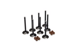 Клапан впускний дв. 406 компл. 8 шт. з м/ковпачками (RIDER)