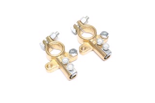 Клема акумулятора (2 шт., латунна, 200 гр) РЕМОНТН посилена "євро трубка"