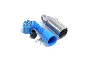 Штекер гільза 7 полюс. (контакти різьблення) (вир-во SAMPA)